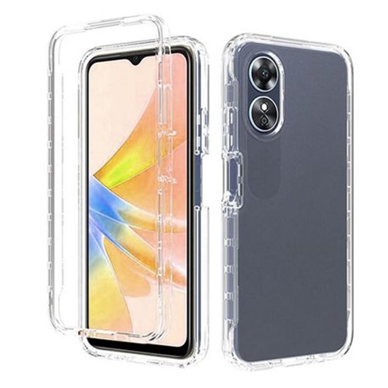 360º Silicon Case for Oppo A58 4g Transparent